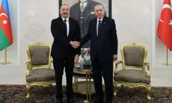 Cumhurbaşkanı Erdoğan, Aliyev'i Ankara Esenboğa Havalimanı'nda karşıladı