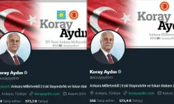 Koray Aydın, dakikalar içinde İYİ Parti logosunu profilinden kaldırdı