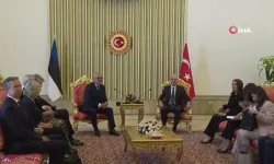 TBMM Başkanı Kurtulmuş, Estonya Cumhurbaşkanı Karis ile görüştü