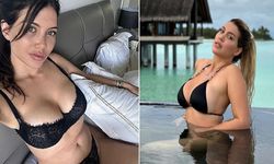 Wanda Nara'dan şok paylaşım! Elleriyle göğüslerini kapattı, çıplak bir şekilde çimlere uzandı!