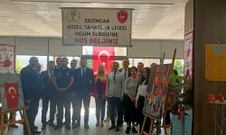 15 Temmuz Resim ve Kitap Sergisi Erzincan İl Kütüphanesinde Açıldı