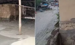 Bolu'da sağanak dereleri taşırdı