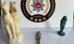 Denizli'de antika eser operasyonu: 3 parça tarihi eseri satarken yakalandılar