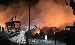 Muğla'da bal depolama ve paketleme tesisinde büyük yangın