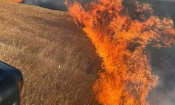 Yozgat'ta 1000 dekar buğday tarlası yandı