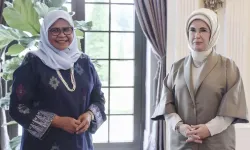 Emine Erdoğan'dan Maimunah Mohd Sharf'a tebrik mesajı