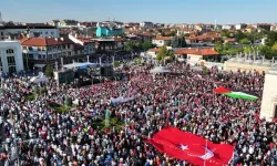 Konya’da büyük Filistin mitingi