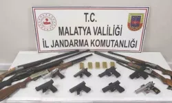 Malatya'da ruhsatsız silah ticareti operasyonu: 6 şüpheli gözaltında