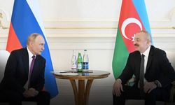 Rus lider Vladimir Putin ile Azerbaycan lideri İlham Aliyev görüştü