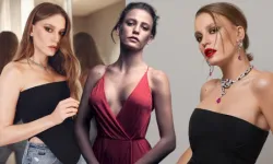 Serenay Sarıkaya kırmızılara büründü! Pozları yorum yağmuruna tutuldu