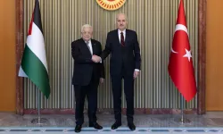 TBMM Başkanı Kurtulmuş, Mahmud Abbas ile bir araya geldi