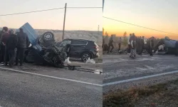 Çorum'da feci kaza! 2 otomobil kafa kafaya çarpıştı: Ölü ve yaralılar var