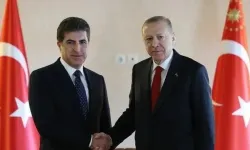 Cumhurbaşkanı Erdoğan, Neçirvan Barzani'yi Külliye'de kabul etti