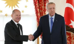 Cumhurbaşkanı Erdoğan, Almanya Başbakanı Olaf Scholz'u kabul etti