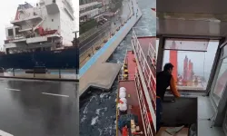 İstanbul Boğazı'nda dehşet anları! Son anda faciadan dönüldü