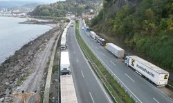 Sarp Sınır Kapısında yeni sistem TIR trafiğini aksattı!