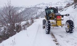 Sivas'ta ulaşıma kar engeli