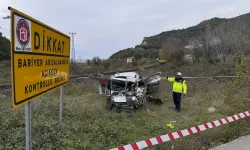 Tren, hafif ticari araca çarptı: 1 ölü 1 yaralı