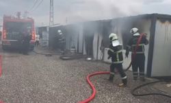 Gaziantep’te, Konteyner Yangını Korkuttu