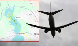 Marmara Denizi üzerinde uçakta korkutan arıza! İstanbul'da havada panik anları...