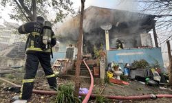 Tek Katlı Bir Evde Çıkan Yangında: Bir Kişi Yaralandı