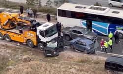 Ankara’da Vinç Kazası: 13 Araç Hasar Gördü, 5 Yaralı