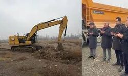 Iğdır'da Yapılacak Adliye Binasının Temel Kazımı Başladı