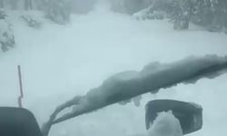 Bolu'da kar kalınlığı yarım metreye ulaştı