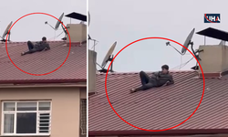 Amatör Lig Maçını Çatıda İzleyen Taraftar Dikkat Çekti