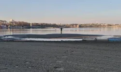 Tekirdağ’da Deniz Suyunun 20 Metre Çekildiği Görüldü