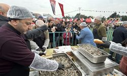 Festivalde Hamsi Coşkusu: 10 Bin Kişiye 3 Ton Hamsi