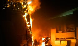 Gaziantep’te Marangoz Atölyesinde Yangın Çıktı