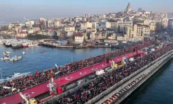 Galata Köprüsü'nde 1 Ocak'ta Filistin'e destek için binlerce kişi bir araya gelecek