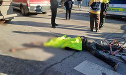 Hafriyat Kamyonunun Çarptığı Bisikletli Hayatını Kaybetti