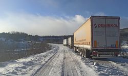 Ardahan Ilgar Geçidi Kar Nedeniyle Kapandı Araçlar Yolda Kaldı