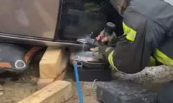 Batman’da Takla Atan Otomobilde Sıkışan 2 Yaralıyı İtfaiye Kurtardı