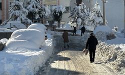 Karabük’te Yoğun Kar 75 Santimetreyi Buldu