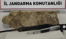 Kayseri'de Roma dönemine ait mezar steli ele geçirildi: 1 gözaltı