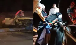 Malatya’da Direğe Çarpan Otomobilde 1’i Ağır 2 Yaralı