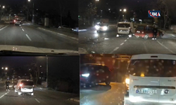 Otomobile Çarpan Araç Pendik’te Kameraya Yansıdı, Sürücü Kaçtı