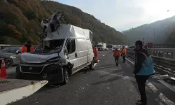 6 Araç Bolu Dağı Tüneli’nde Zincirleme Kazaya Karıştı