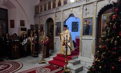 Mersin’de Ortodoks Kilisesi’nde Noel Ayini Yapıldı