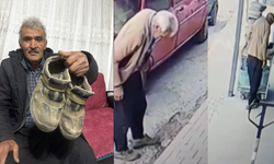 Çamurlu Ayakkabısını Çıkarıp, Çorapla Alışveriş Yaptı