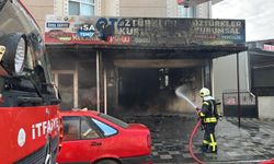 Kaportacıda Çıkan Yangın Hızla Kontrol Altına Alındı