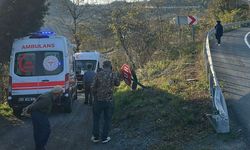 Fındık Bahçesine Uçan Otomobilde Anne Ve Kızı Yaralandı