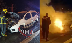 Aydın’da Hafif Ticari Araç Yangını Kontrol Altına Alındı