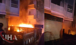 İstanbul Ümraniye’de İş Yerinde Yangın Çıktı