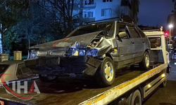 Alkollü Sürücünün Park Halindeki Araçlara Çarptı