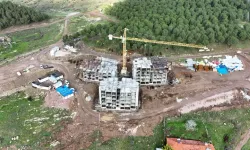 Sındırgı’da TOKİ Ve Deprem Konutlarının İnşaatı Görüntülendi