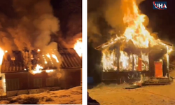Yayla Evinde Yangın Meydana Geldi